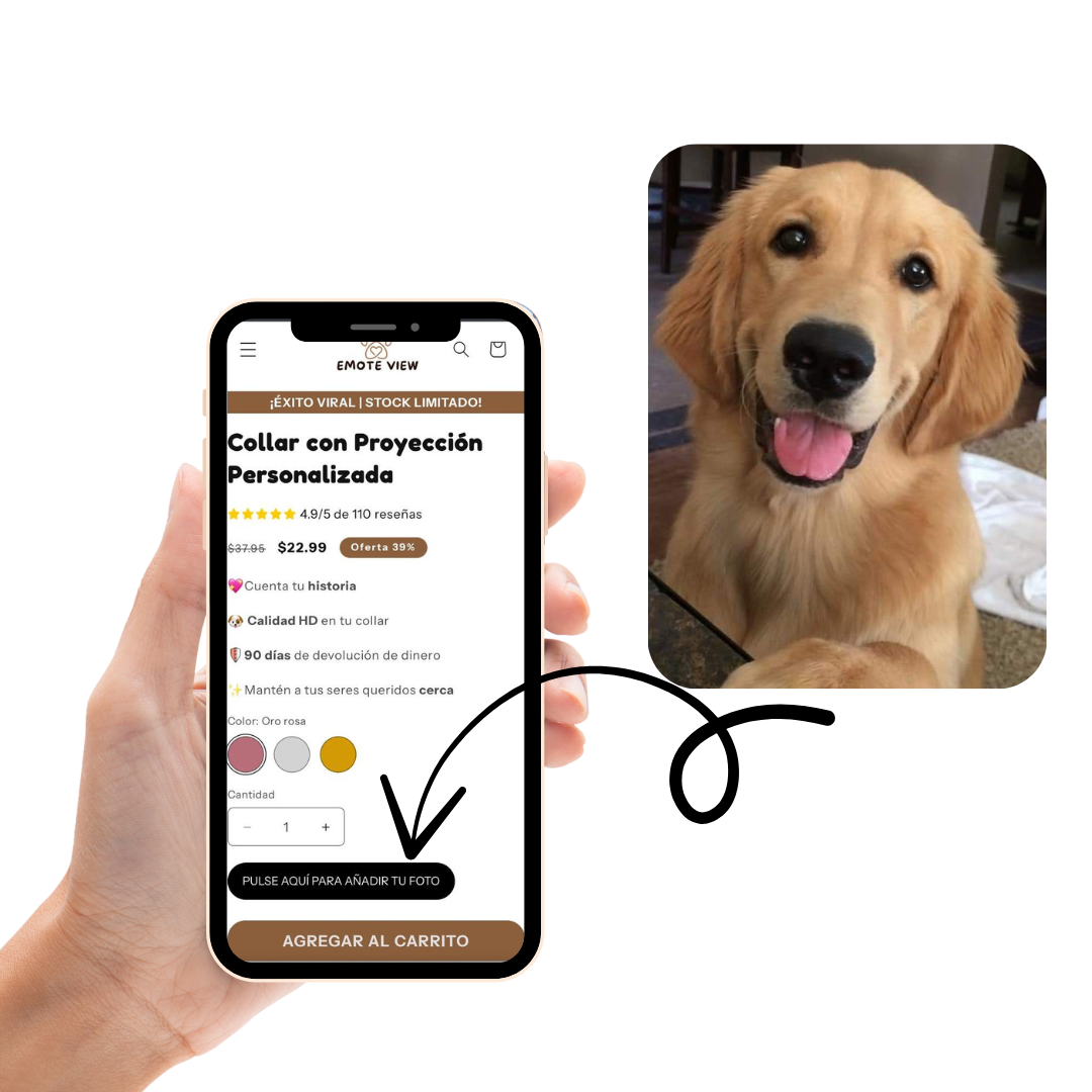 Collar con Proyección Personalizada