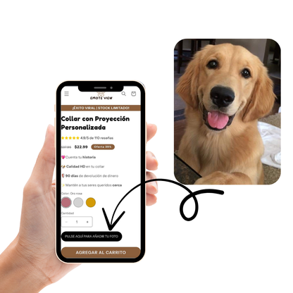 Collar con Proyección Personalizada